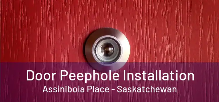 Door Peephole Installation Assiniboia Place - Saskatchewan