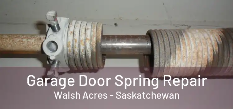 Garage Door Spring Repair Walsh Acres - Saskatchewan
