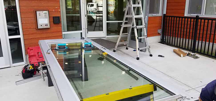 storefront door glass replacement Washington Park